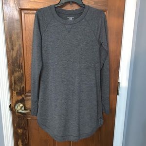 Sweater dress with pockets